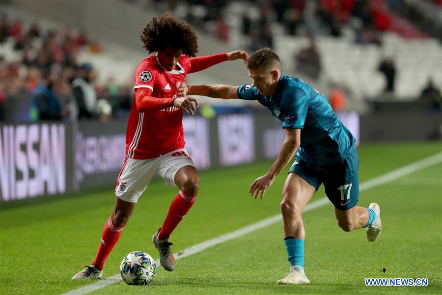 (SP)PORTUGAL-LISBON-FOOTBALL-UEFA CHAMPIONS LEAGUE-BENFICA VS ZENIT