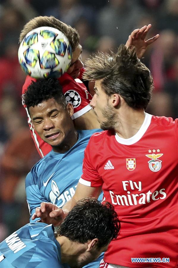 (SP)PORTUGAL-LISBON-FOOTBALL-UEFA CHAMPIONS LEAGUE-BENFICA VS ZENIT