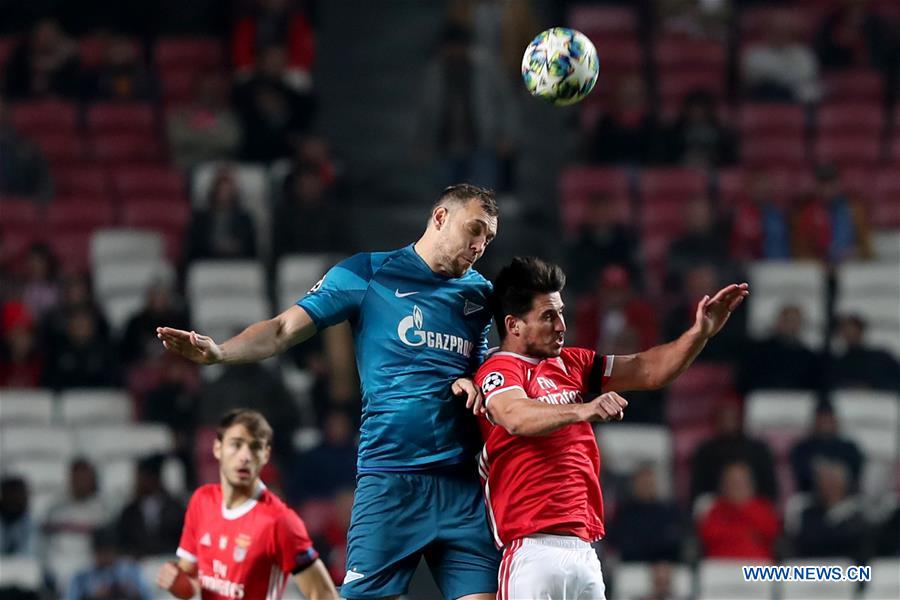 (SP)PORTUGAL-LISBON-FOOTBALL-UEFA CHAMPIONS LEAGUE-BENFICA VS ZENIT