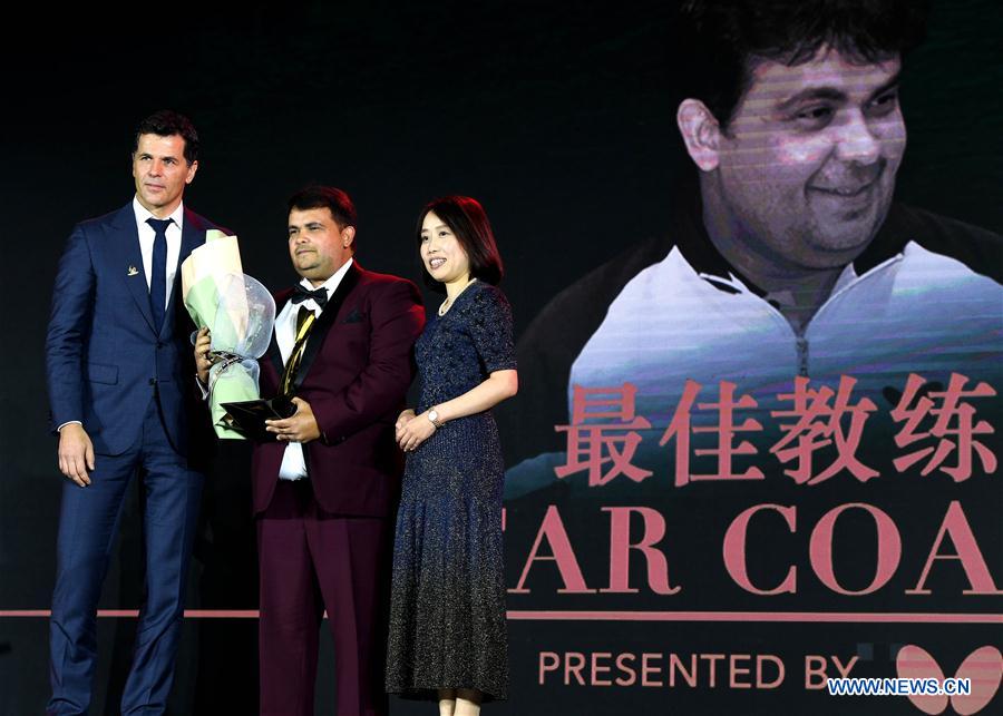 (SP)CHINA-ZHENGZHOU-ITTF-STAR AWARDS CEREMONY (CN)
