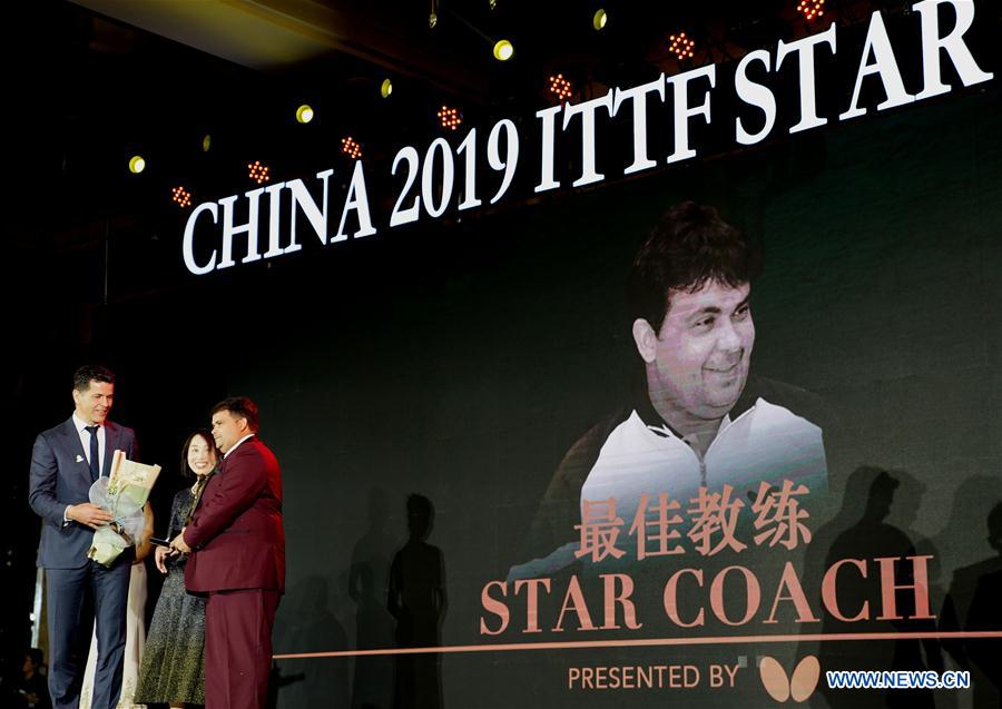 (SP)CHINA-ZHENGZHOU-ITTF-STAR AWARDS CEREMONY (CN)
