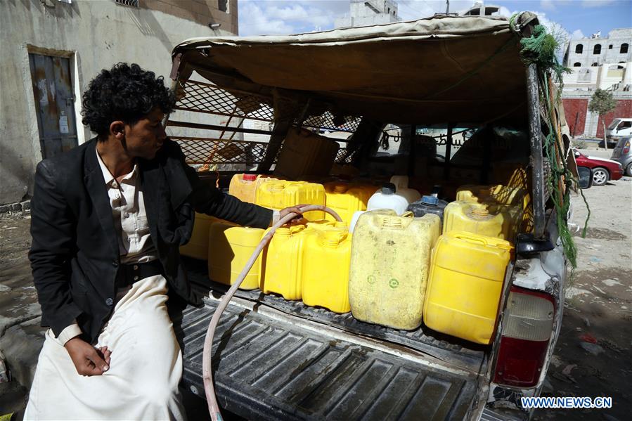YEMEN-SANAA-CONFLICT-WATER