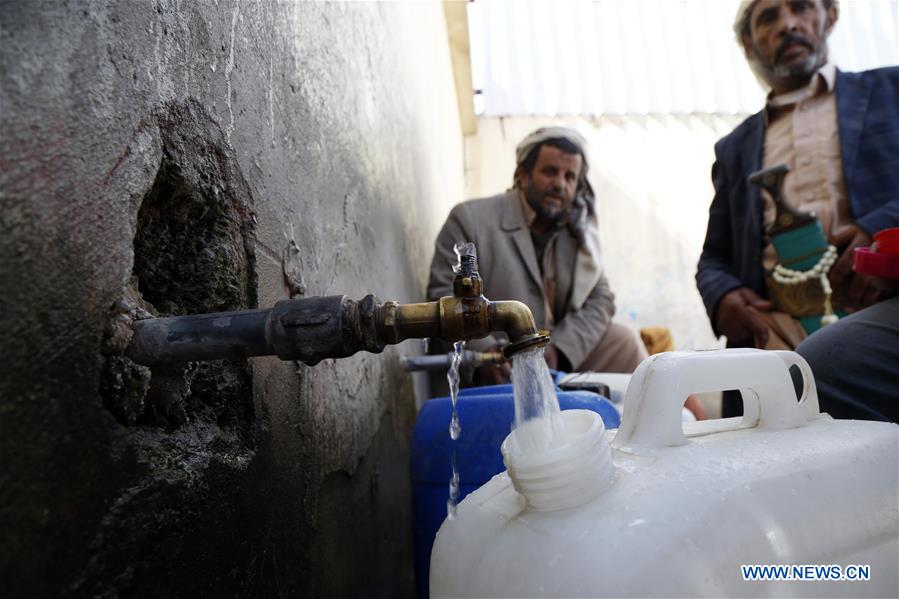YEMEN-SANAA-CONFLICT-WATER