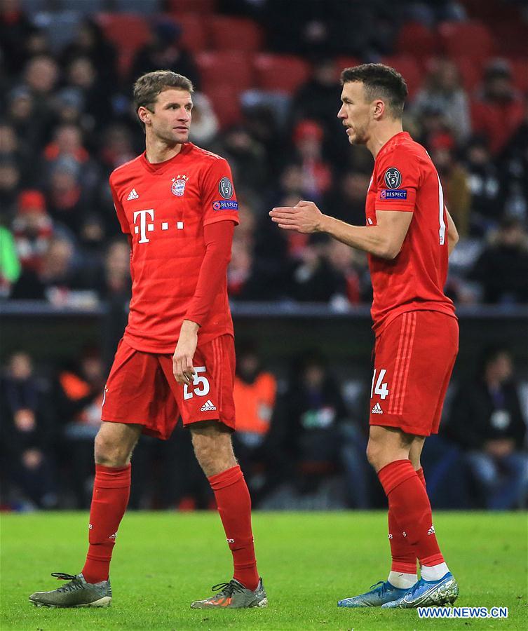 (SP)GERMANY-MUNICH-SOCCER-UEFA CHAMPIONS LEAGUE-BAYERN MUNICH VS TOTTENHAM HOTSPUR