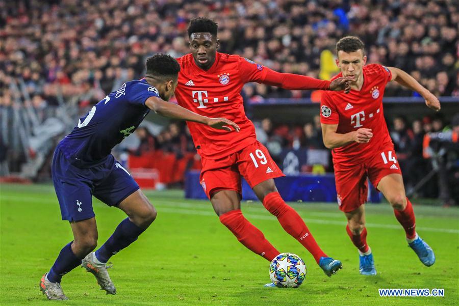 (SP)GERMANY-MUNICH-SOCCER-UEFA CHAMPIONS LEAGUE-BAYERN MUNICH VS TOTTENHAM HOTSPUR