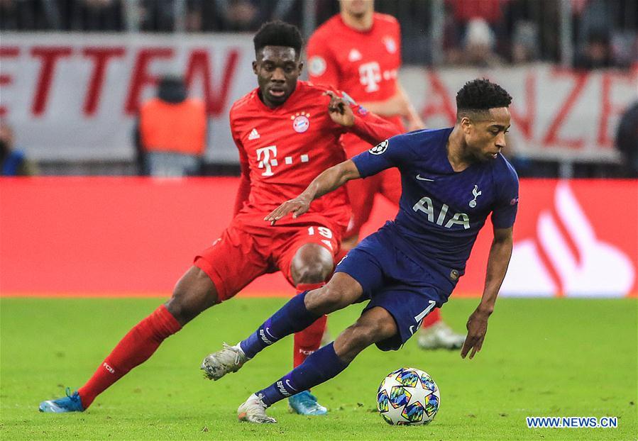 (SP)GERMANY-MUNICH-SOCCER-UEFA CHAMPIONS LEAGUE-BAYERN MUNICH VS TOTTENHAM HOTSPUR