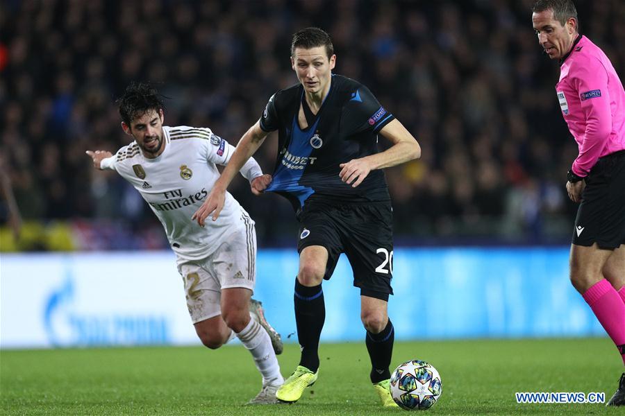 (SP)BELGIUM-BRUGGE-SOCCER-UEFA CHAMPIONS LEAGUE-GROUP A-BRUGGE VS REAL MADRID