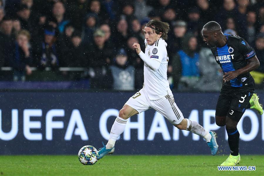 (SP)BELGIUM-BRUGGE-SOCCER-UEFA CHAMPIONS LEAGUE-GROUP A-BRUGGE VS REAL MADRID