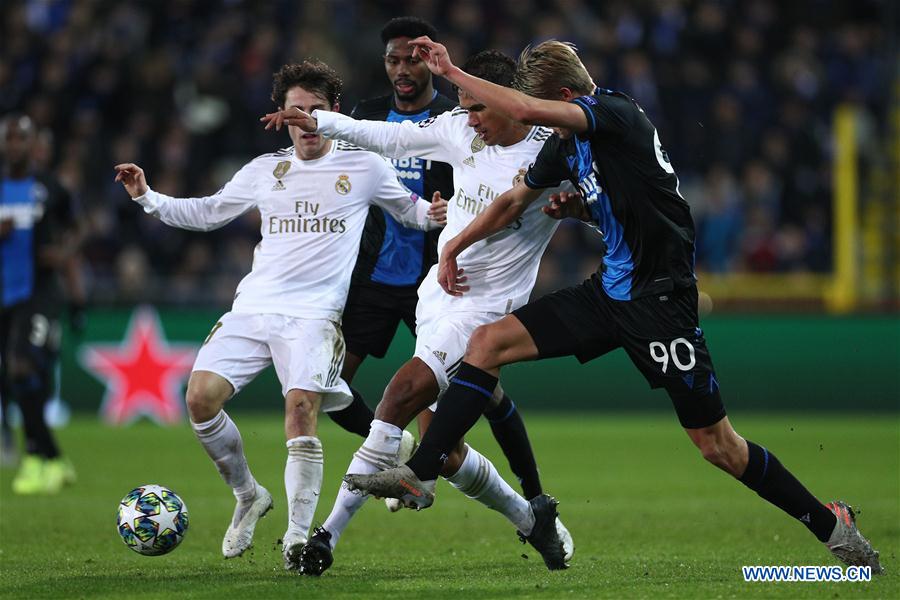 (SP)BELGIUM-BRUGGE-SOCCER-UEFA CHAMPIONS LEAGUE-GROUP A-BRUGGE VS REAL MADRID