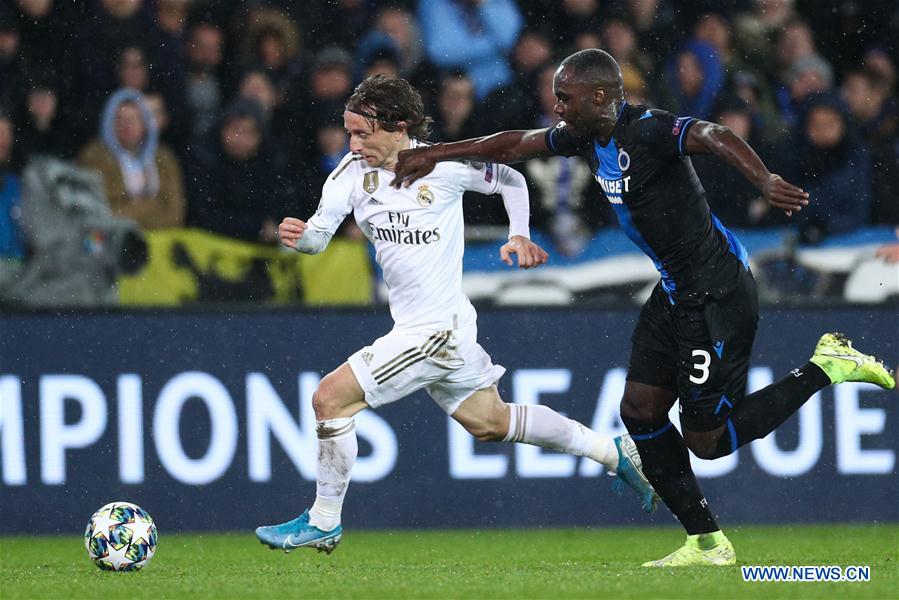 (SP)BELGIUM-BRUGGE-SOCCER-UEFA CHAMPIONS LEAGUE-GROUP A-BRUGGE VS REAL MADRID