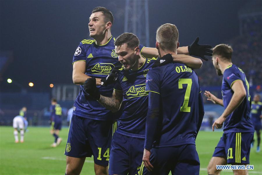 (SP)CROATIA-ZAGREB-UEFA CHAMPIONS LEAGUE-DINAMO ZAGREB VS MANCHESTER CITY