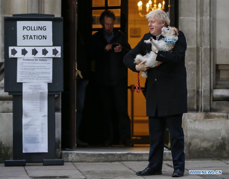 BRITAIN-LONDON-GENERAL ELECTION-BORIS JOHNSON