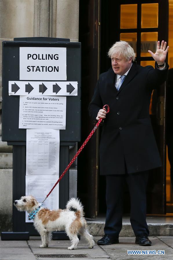 BRITAIN-LONDON-GENERAL ELECTION-BORIS JOHNSON