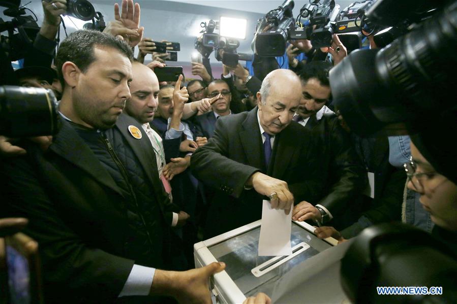 ALGERIA-ALGIERS-PRESIDENTIAL ELECTION-VOTE-CANDIDATES