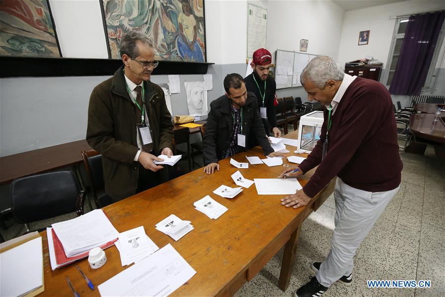 ALGERIA-ALGIERS-PRESIDENTIAL ELECTION-VOTES COUNTING