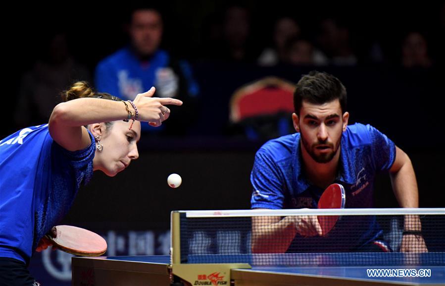 (SP)CHINA-ZHENGZHOU-TABLE TENNIS-ITTF WORLD TOUR GRAND FINALS-MIXED DOUBLES (CN)