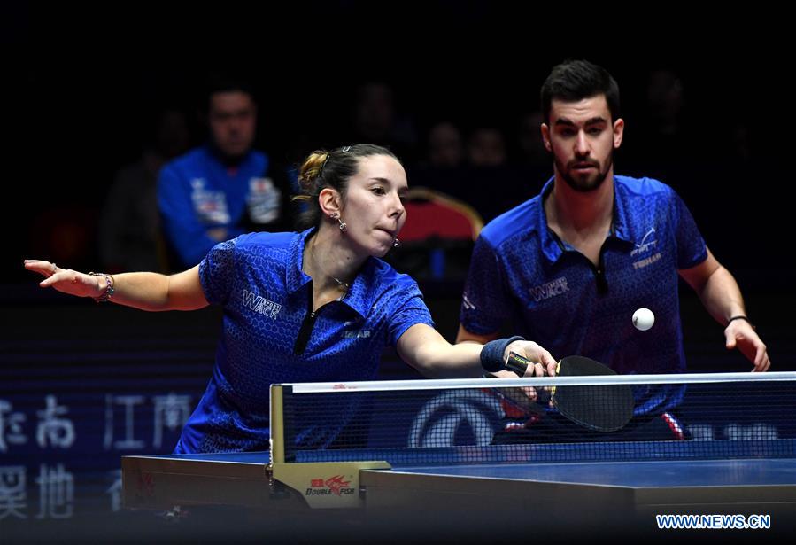 (SP)CHINA-ZHENGZHOU-TABLE TENNIS-ITTF WORLD TOUR GRAND FINALS-MIXED DOUBLES (CN)