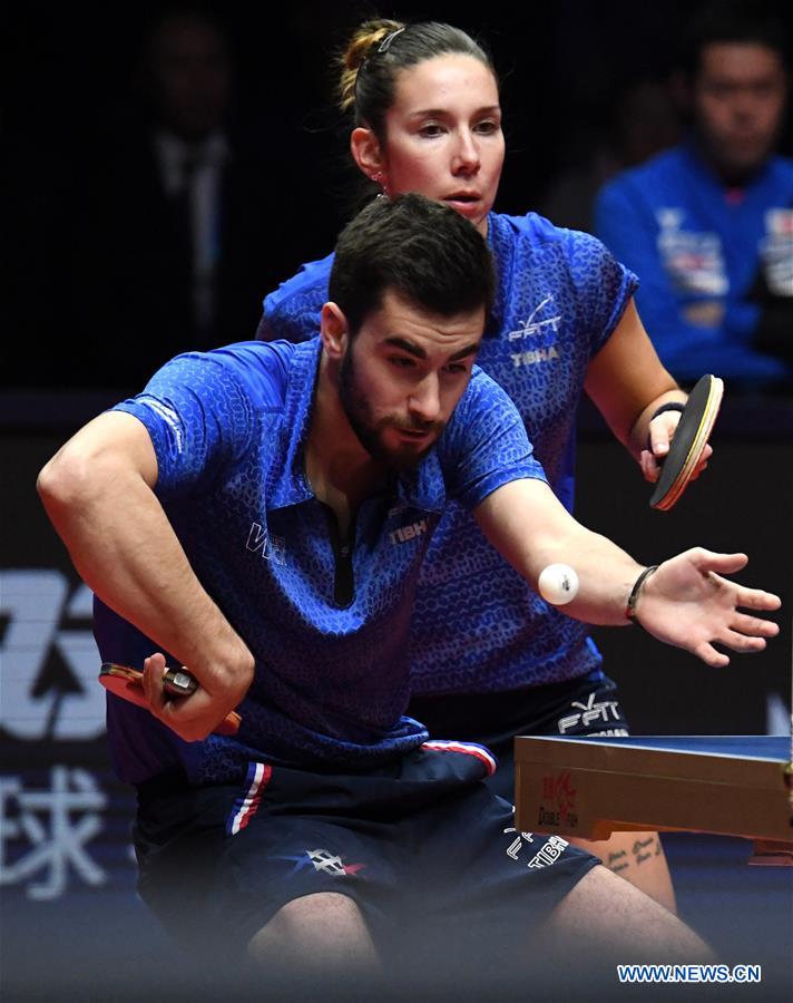 (SP)CHINA-ZHENGZHOU-TABLE TENNIS-ITTF WORLD TOUR GRAND FINALS-MIXED DOUBLES (CN)