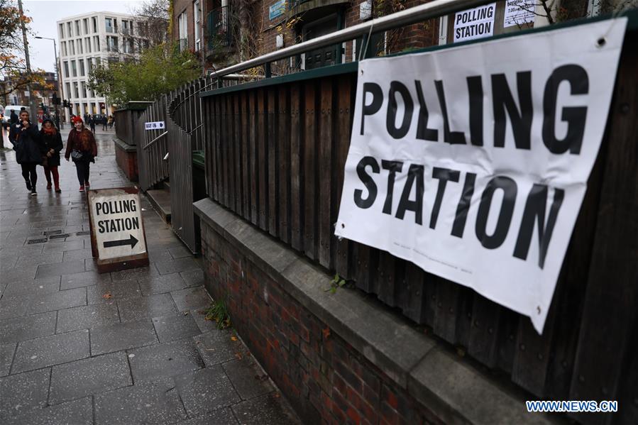 BRITAIN-LONDON-GENERAL ELECTION-POLLING STATION