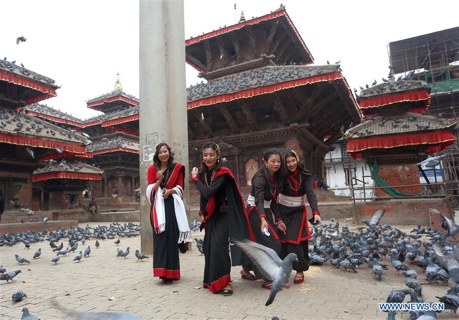 NEPAL-KATHMANDU-FESTIVAL-YOMARI PUNHI-JYAPU DAY