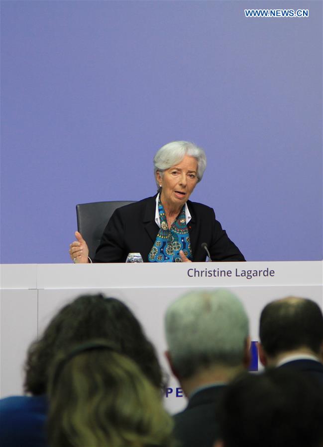 GERMANY-FRANKFURT-ECB-PRESS CONFERENCE-LAGARDE