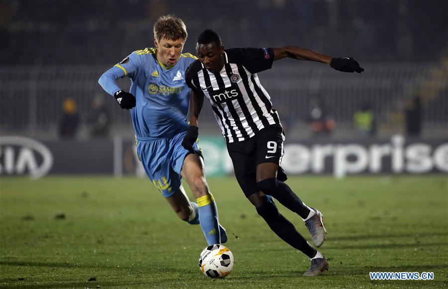 (SP)SERBIA-BELGRADE-FOOTBALL-PARTIZAN VS ASTANA