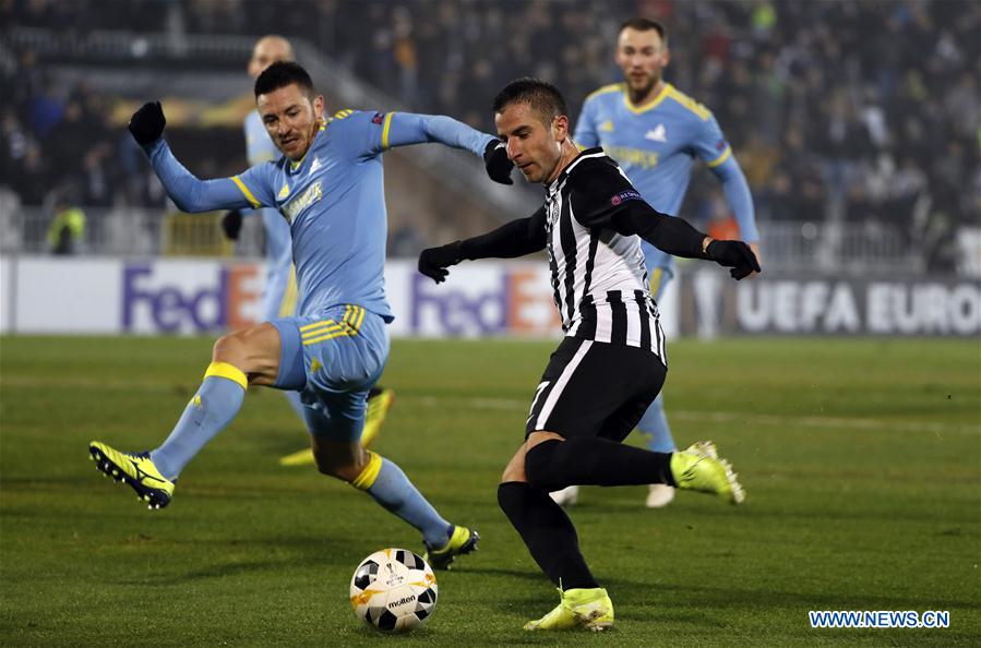 (SP)SERBIA-BELGRADE-FOOTBALL-PARTIZAN VS ASTANA