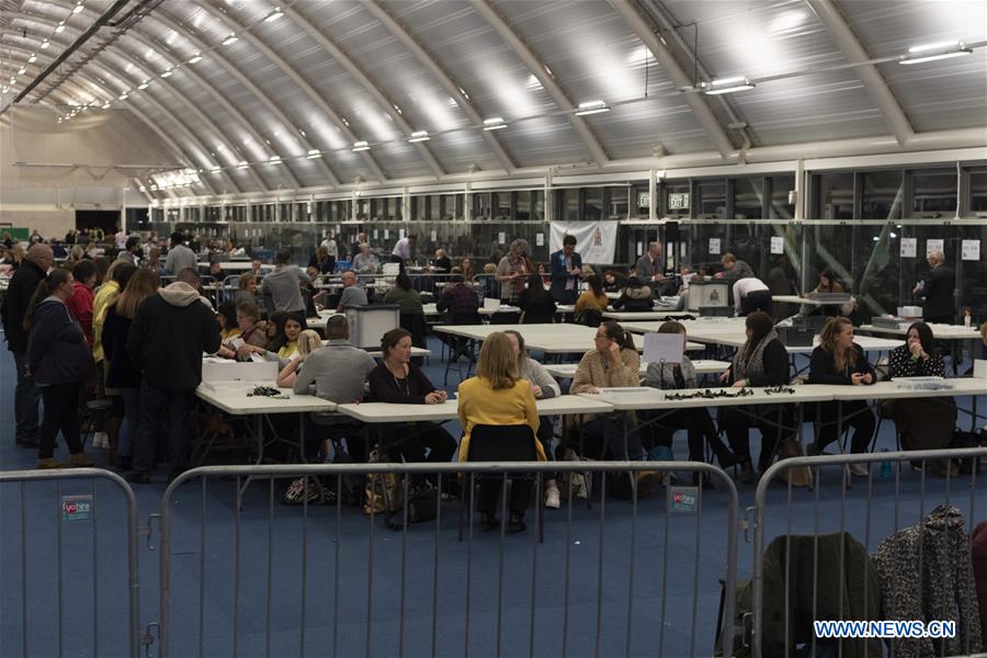 BRITAIN-LONDON-GENERAL ELECTION-VOTES COUNT