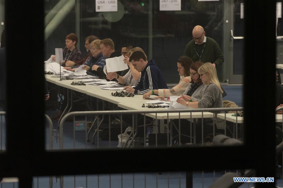 BRITAIN-LONDON-GENERAL ELECTION-VOTES COUNT