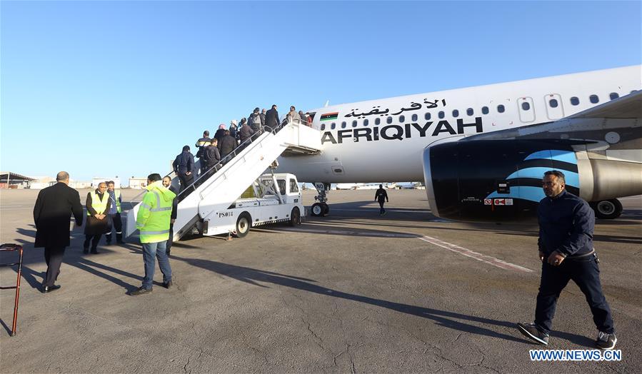 LIBYA-TRIPOLI-MITIGA AIRPORT-RESUME FLIGHTS