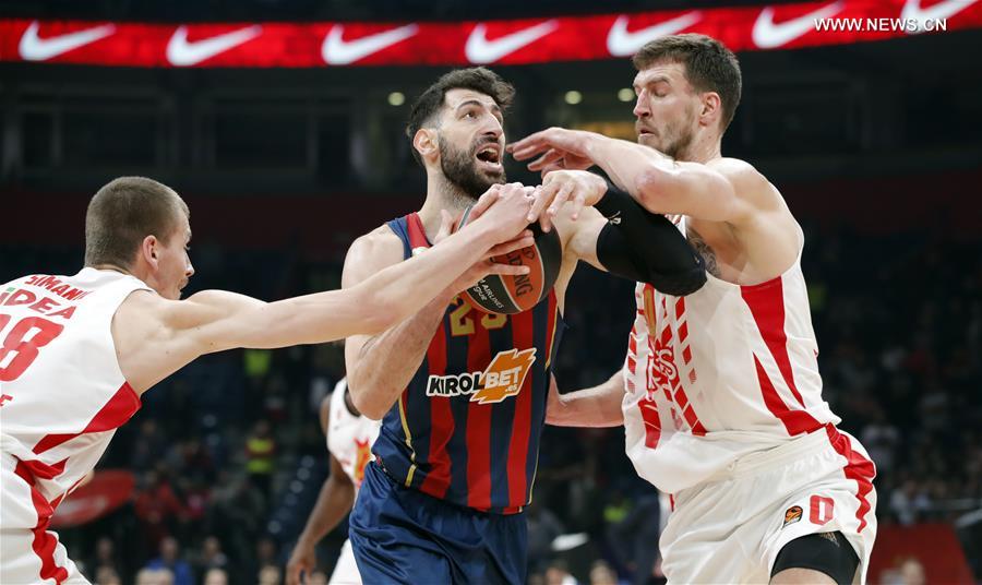 (SP)SERBIA-BELGRADE-BASKETBALL-EUROLEAGUE-CRVENA ZVEZDA VS BASKONIA