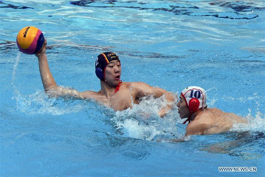 (SP)KUWAIT-KUWAIT CITY-WATER POLO-FINA WORLD MEN'S JUNIOR CHAMPIONSHIPS-CHINA VS JAPAN