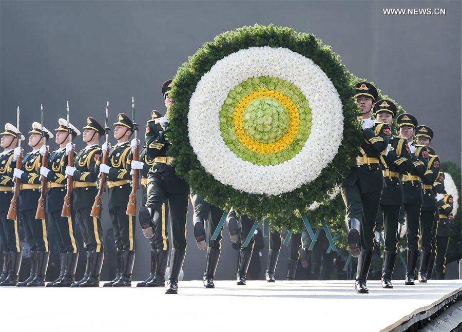 CHINA-NANJING MASSACRE VICTIMS-NATIONAL MEMORIAL CEREMONY (CN) 