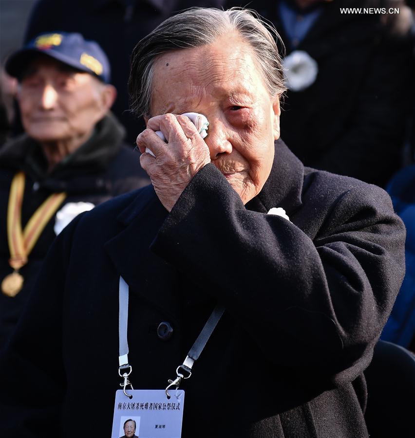 CHINA-NANJING MASSACRE VICTIMS-NATIONAL MEMORIAL CEREMONY (CN) 