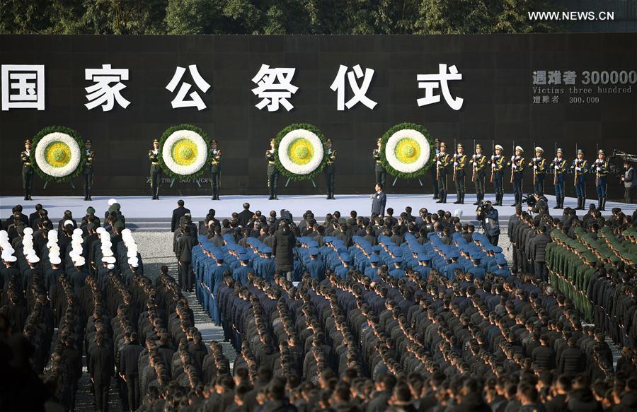 CHINA-NANJING MASSACRE VICTIMS-NATIONAL MEMORIAL CEREMONY (CN) 