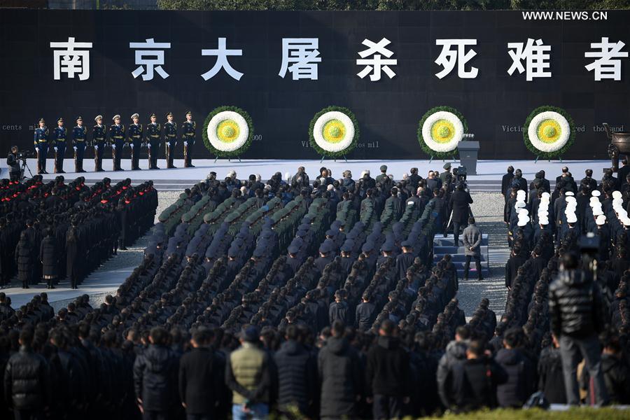 CHINA-NANJING MASSACRE VICTIMS-NATIONAL MEMORIAL CEREMONY (CN) 