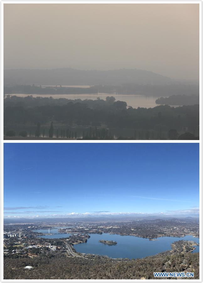 AUSTRALIA-CANBERRA-BUSHFIRE-AIR POLLUTION