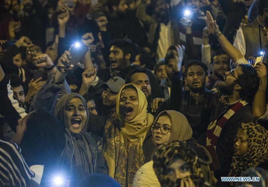 INDIA-NEW DELHI-CITIZENSHIP AMENDMENT BILL-PROTEST