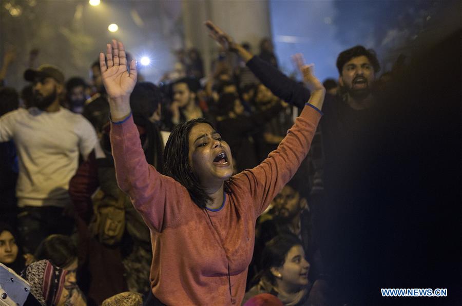 INDIA-NEW DELHI-CITIZENSHIP AMENDMENT BILL-PROTEST