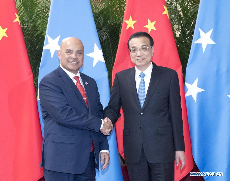 CHINA-BEIJING-LI KEQIANG-FEDERATED STATES OF MICRONESIA-PRESIDENT-MEETING (CN)