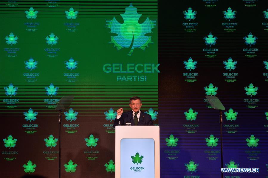 TURKEY-ANKARA-FORMER PM-AHMET DAVUTOGLU-NEW PARTY-FORMING