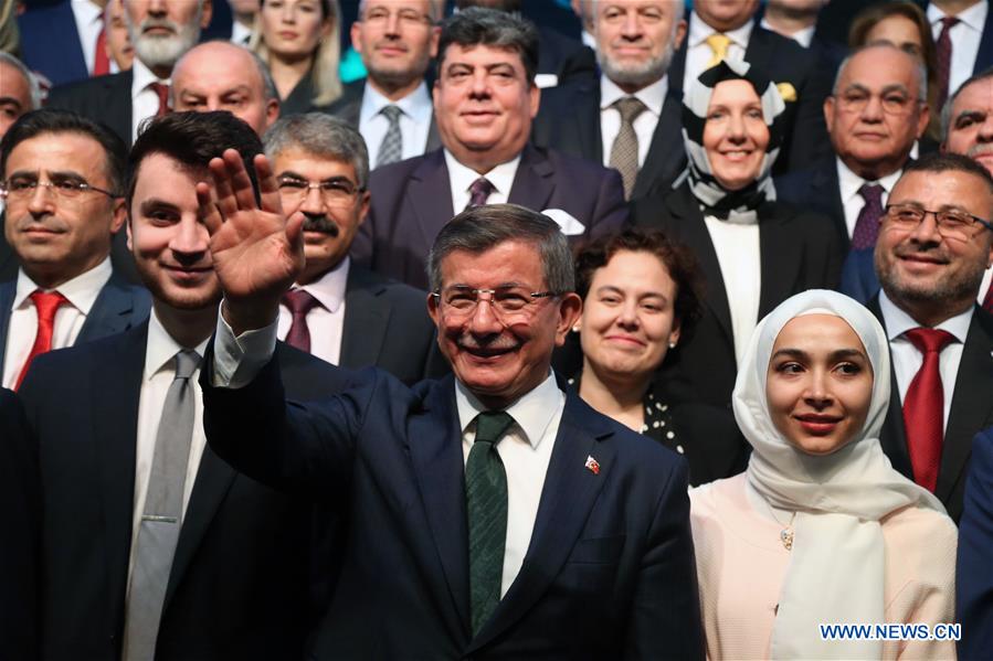 TURKEY-ANKARA-FORMER PM-AHMET DAVUTOGLU-NEW PARTY-FORMING