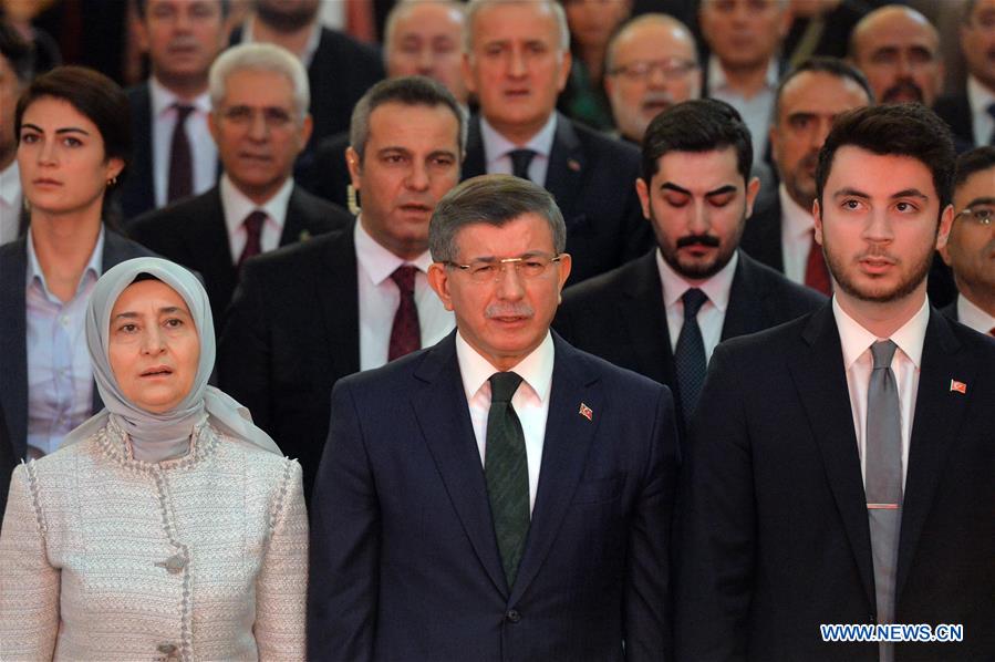 TURKEY-ANKARA-FORMER PM-AHMET DAVUTOGLU-NEW PARTY-FORMING