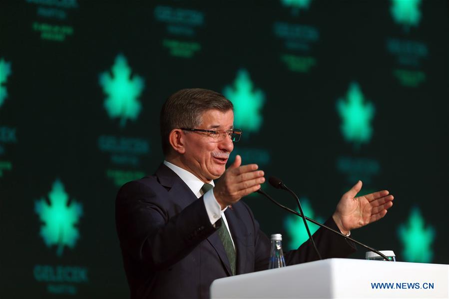 TURKEY-ANKARA-FORMER PM-AHMET DAVUTOGLU-NEW PARTY-FORMING