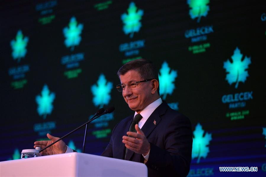 TURKEY-ANKARA-FORMER PM-AHMET DAVUTOGLU-NEW PARTY-FORMING