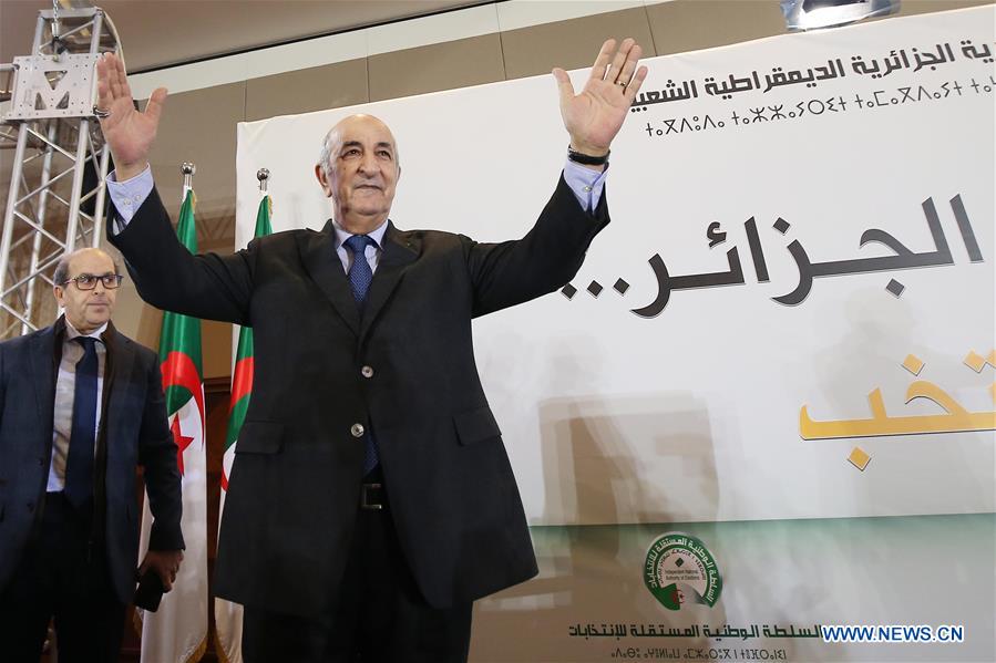 ALGERIA-ALGIERS-NEWLY ELECTED PRESIDENT-PRESS CONFERENCE