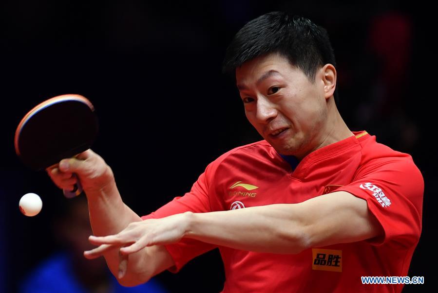 (SP)CHINA-ZHENGZHOU-TABLE TENNIS-ITTF WORLD TOUR GRAND FINALS-MEN'S SINGLES-QUARTERFINALS (CN)