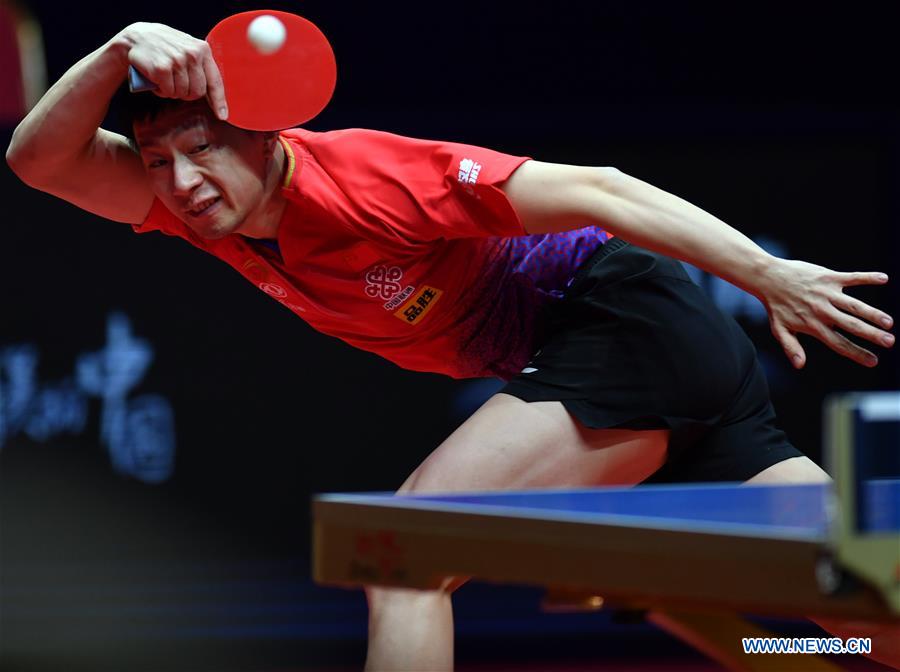 (SP)CHINA-ZHENGZHOU-TABLE TENNIS-ITTF WORLD TOUR GRAND FINALS-MEN'S SINGLES-QUARTERFINALS (CN)