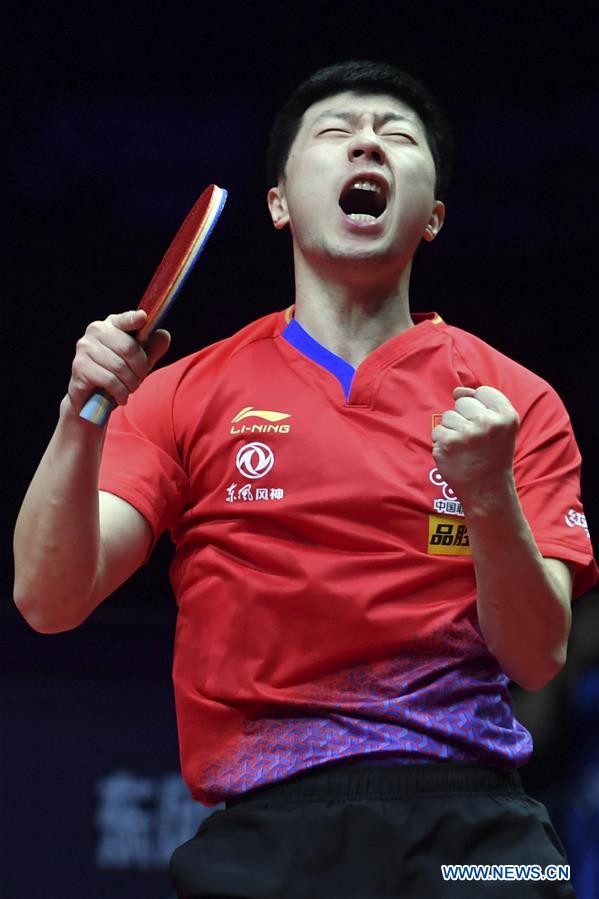 (SP)CHINA-ZHENGZHOU-TABLE TENNIS-ITTF WORLD TOUR GRAND FINALS-MEN'S SINGLES-QUARTERFINALS (CN)