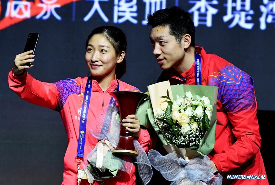 (SP)CHINA-ZHENGZHOU-TABLE TENNIS-ITTF WORLD TOUR GRAND FINALS-MIXED DOUBLES(CN)